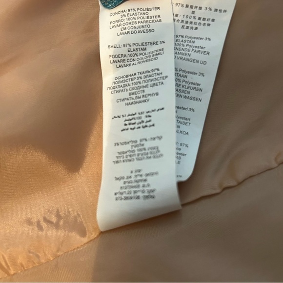 Missguided Oversized Boyfriend Camel Colored Fully Lined Open Front Blazer - Picture 14 of 15